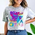 Retro 1980s 80's Baby 1990s 90's Made Me Nostalgia Birthday Premium Tri-Blend Comfort Color Blast T-Shirt Smoke