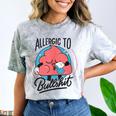 Retro Toon Introvert Sarcasm Anti-Social Nihilism Comfort Color Blast T-Shirt Smoke