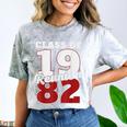 Reunion 1982 Class Of 1982 Reunion 82 Graduation 1982 Comfort Color Blast T-Shirt Smoke