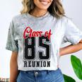 Reunion 1985 Matching Graduation High School Class Of 1985 Comfort Color Blast T-Shirt Smoke