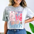 You RN Good Hands Cute Nurse Nursing Student Graduation Comfort Color Blast T-Shirt Smoke