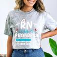 RN In Progress Loading Future Nurse Graduation Lover Comfort Color Blast T-Shirt Smoke