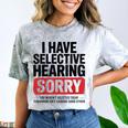 Sarcastic Sayings Introvert I Have Selective Hearing Comfort Color Blast T-Shirt Smoke Sarcastic Sayings Introvert I Have Selective Hearing Comfort Color Blast T-Shirt Smoke