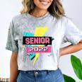 Senior 2022 Graduation Class Of 2022 Retro 90's Graduation Comfort Color Blast T-Shirt Smoke
