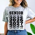 Senior 2026 2027 Class Of Graduation Comfort Color Blast T-Shirt Smoke