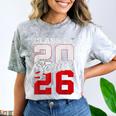 Senior 2026 Class Of 2026 Graduation 2026 Senior 26 Graduate Comfort Color Blast T-Shirt Smoke