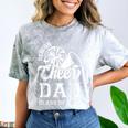 Senior Cheerleader Dad Cheer Class Of 2026 Graduation Men Comfort Color Blast T-Shirt Smoke