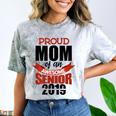 Senior Class Of 2019 Tshirt Graduation Awesome Mom Comfort Color Blast T-Shirt Smoke