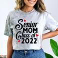 Senior Class Of 2022 School Graduation Mom Comfort Color Blast T-Shirt Smoke