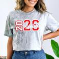 Senior Class Of 2026 Graduation Back To School Senior 26 Comfort Color Blast T-Shirt Smoke