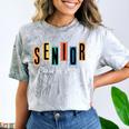 Senior Class Of 2026 Women Men Graduation Class Of 2026 Comfort Color Blast T-Shirt Smoke