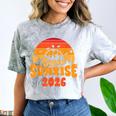 Senior Sunrise Class Of 2026 Graduation Proud Graduate Retro Comfort Color Blast T-Shirt Smoke