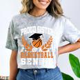 Sister Class Of 2025 Senior Basketball Graduation Family Comfort Color Blast T-Shirt Smoke