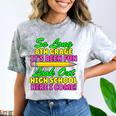 So Long 8th Grade Hello High School Graduation Comfort Color Blast T-Shirt Smoke