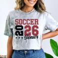 Soccer Senior Night Soccer Senior 2026 Graduation 71 Comfort Color Blast T-Shirt Smoke