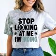 Stop Looking At Me I’m Hiding Sarcastic Introvert Joke Comfort Color Blast T-Shirt Smoke Stop Looking At Me I’m Hiding Sarcastic Introvert Joke Comfort Color Blast T-Shirt Smoke