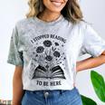 I Stopped Reading To Be Here Introvert Book Lover Bookworm Comfort Color Blast T-Shirt Smoke I Stopped Reading To Be Here Introvert Book Lover Bookworm Comfort Color Blast T-Shirt Smoke