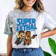 Super Lethal Cute Nostalgia Comfort Color Blast T-Shirt Smoke