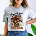 Support Your Local Trick Or Treaters Retro Spooky Nostalgia Comfort Color Blast T-Shirt Smoke