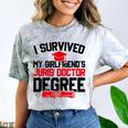 I Survived My Girlfriend's Juris Doctor Degree Graduation Comfort Color Blast T-Shirt Smoke