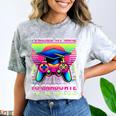 Video Gamer Graduate Graduation Grad Gaming Comfort Color Blast T-Shirt Smoke