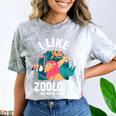 Zoologist Scientist Wildlife Biologist Zoology Introverted Comfort Color Blast T-Shirt Smoke