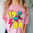 1984 Retro Raised In The 80s Old School Nostalgia Vibes Comfort Color Blast T-Shirt Clay