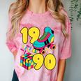1990 Retro Raised In The 90s Old School Nostalgia Vibes Comfort Color Blast T-Shirt Clay