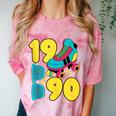 1990 Retro Raised In The 90s Old School Nostalgia Vibes Comfort Color Blast T-Shirt Clay