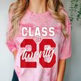 2 Sided Class Of 2026 Senior 2026 Graduation Comfort Color Blast T-Shirt Clay