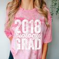 2018 Biology Graduation Biologist Graduate Degree Comfort Color Blast T-Shirt Clay