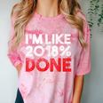 2018 Percent Done Senior Graduation Shirt Comfort Color Blast T-Shirt Clay