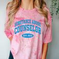 2019 Graduation For Substance Abuse Counselor Comfort Color Blast T-Shirt Clay