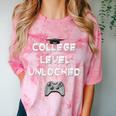 2019 High School Graduation College Level Unlocked Tee Comfort Color Blast T-Shirt Clay