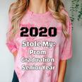 2020 Stole My Prom Graduation Senior Year Class Of 2020 Comfort Color Blast T-Shirt Clay