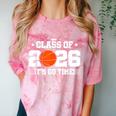 2026 Basketball Player 2026 Graduation Class Of 2026 Comfort Color Blast T-Shirt Clay