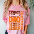 2026 Basketball Senior Dad Graduation Matching Family Comfort Color Blast T-Shirt Clay