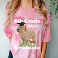 5th Grade Graduation Class Of 2023 Capybara Fifth Graduate Comfort Color Blast T-Shirt Clay