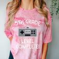 5th Grade Graduation Shirt Level Complete Video Gamer Comfort Color Blast T-Shirt Clay
