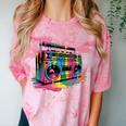 80s 90s Hip Hop Nostalgia Retro Boombox Music Lovers Comfort Color Blast T-Shirt Clay