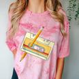 80's 90's Retro Music Party Costume Nostalgia Cassette Comfort Color Blast T-Shirt Clay