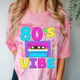 80's Vibe Retro Style Cassette Tape Nostalgia 1980s Party Comfort Color Blast T-Shirt Clay