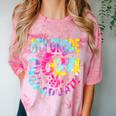 8th Grade Graduate 2024 Graduation Last Day Of School Tie Comfort Color Blast T-Shirt Clay