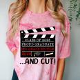 8th Grade Graduation 2026 Graduate Clapperboard Comfort Color Blast T-Shirt Clay
