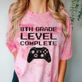 8th Grade Level Complete T Shirt Graduation Comfort Color Blast T-Shirt Clay
