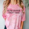 99 Chance I Don’t Care Antisocial Introvert Sarcastic Comfort Color Blast T-Shirt Clay