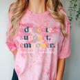 Advocate Support Empower Cute Social Worker Graduation MSW Comfort Color Blast T-Shirt Clay