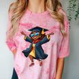 African American Woman Girl Graduation Class Comfort Color Blast T-Shirt Clay