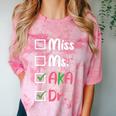 AKA Doctor Medical Worker Appreciation Graduation Comfort Color Blast T-Shirt Clay