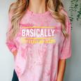 Basically Just Leave Me Alone Introvert Sarcasm Comfort Color Blast T-Shirt Clay